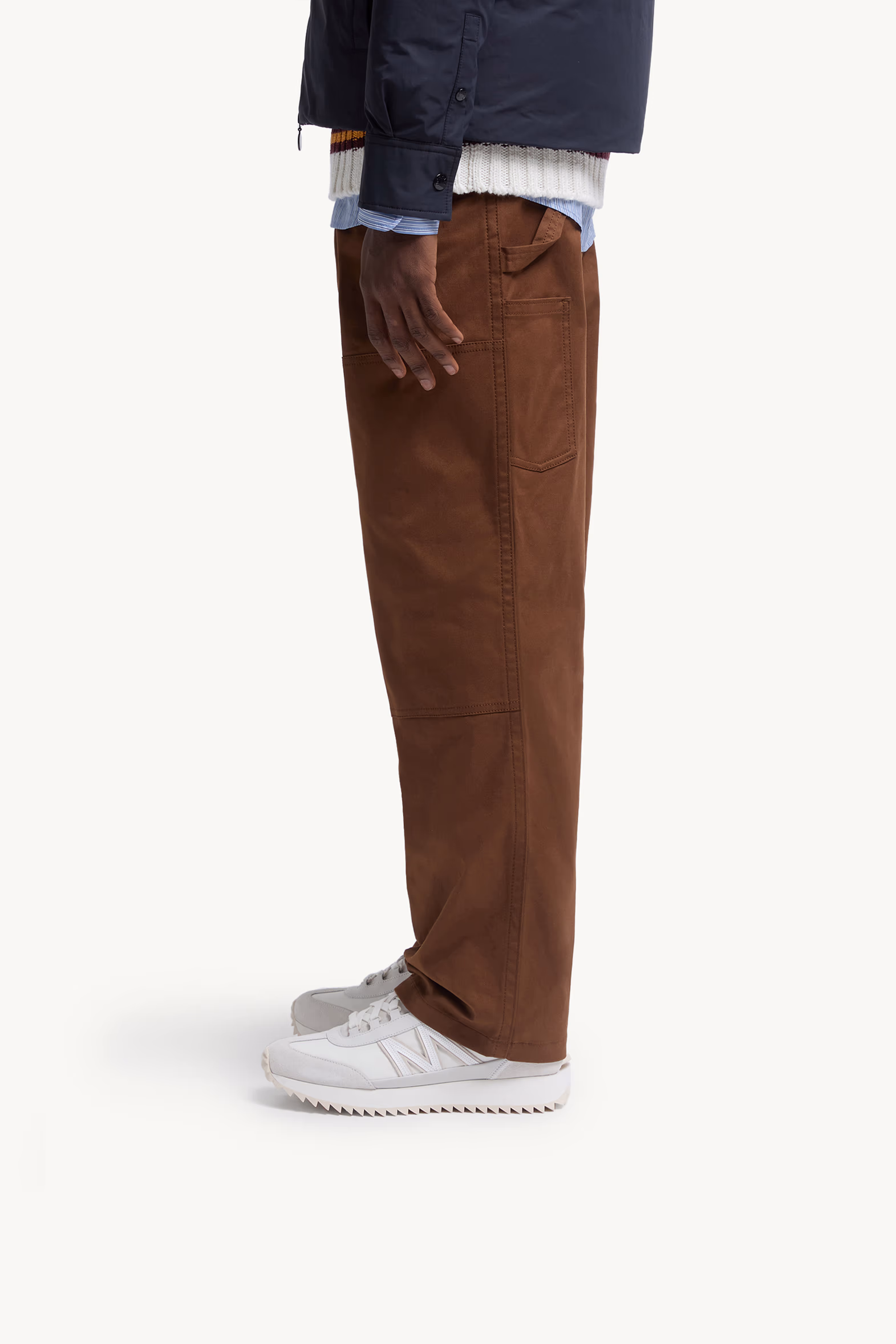 Pacey2 Suede & Nubuck Sneakers Men White Moncler 2